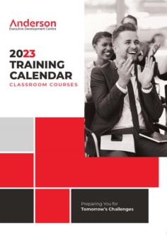 خطة أندرسون للتدريب حضوري 2023